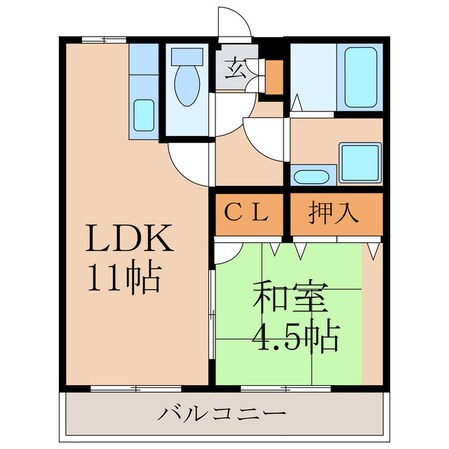 セルシオマンションの物件間取画像